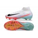 Nike Air Zoom Mercurial Superfly 10 Elite FG Blanc Noir Orange