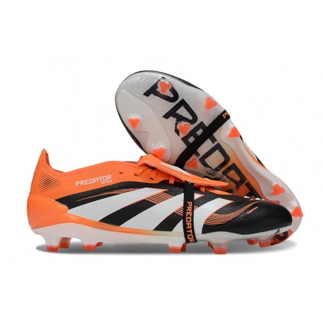 Adidas Predator Elite FT FG Noir Blanc Orange