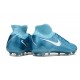 Chaussure Nike Phantom Luna 2 Elite FG Bleu Blanc