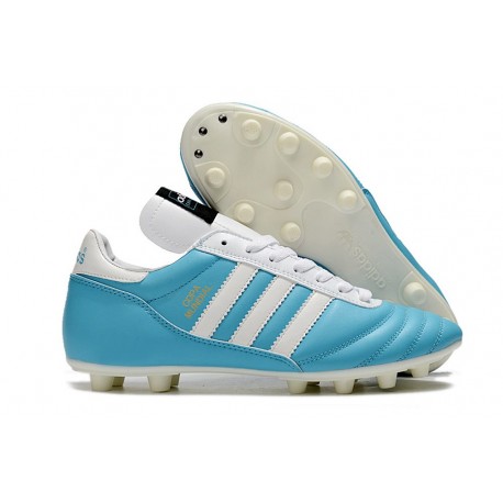 Crampons adidas Copa Mundial FG Argentine - Bleu Ciel Blanc ÉDITION LIMITÉE
