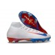 Nike Air Zoom Mercurial Superfly 10 Elite FG Blanc Bleu Rouge