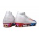 Nike Air Zoom Mercurial Superfly 10 Elite FG Blanc Bleu Rouge