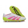 Chaussure Adidas Predator Elite FG Blanc Rose