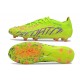 Chaussure Adidas Predator Elite FG Citron Lucide Rose Bleu Fusion