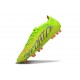 Chaussure Adidas Predator Elite FG Citron Lucide Rose Bleu Fusion