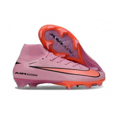 Chaussure Nike Mercurial Superfly X Elite FG Rose Orange