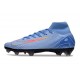 Chaussure Nike Mercurial Superfly X Elite FG Bleu Rouge