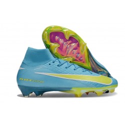 Chaussure Nike Mercurial Superfly X Elite FG Bleu Volt