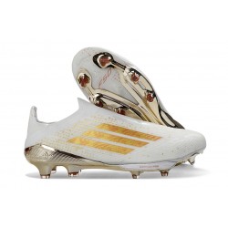 adidas F50 Elite LL FG Nouveau Blanc Or