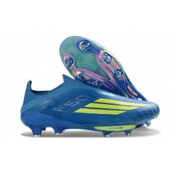 adidas F50 Elite LL FG MESSI Equipe Bleu Royal Jaune Solaire Bleu Semi Eclatant