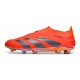 Chaussure Adidas Predator Elite Laceless FG Rouge Noir Jaune 