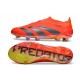 Chaussure Adidas Predator Elite Laceless FG Rouge Noir Jaune 