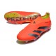 Chaussure Adidas Predator Elite Laceless FG Rouge Noir Jaune 