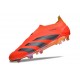 Chaussure Adidas Predator Elite Laceless FG Rouge Noir Jaune 