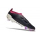 Chaussure Adidas Predator Elite Laceless FG Noir Blanc Violet