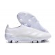 Chaussure Adidas Predator Elite Laceless FG Blanc Argent Mét