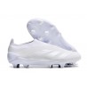 Chaussure Adidas Predator Elite Laceless FG Blanc Argent Mét