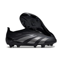 Adidas Predator Elite Laceless FG Nightstrike Pack Noir Carbone