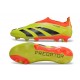 Chaussure Adidas Predator Elite Laceless FG Jaune Noir Rouge
