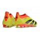 Chaussure Adidas Predator Elite Laceless FG Jaune Noir Rouge