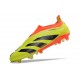 Chaussure Adidas Predator Elite Laceless FG Jaune Noir Rouge