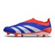 Chaussure Adidas Predator Elite Laceless FG Bleu Blanc Rouge