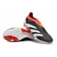 Chaussure Adidas Predator Elite Laceless FG Noir Banc Rouge Solaire
