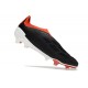 Chaussure Adidas Predator Elite Laceless FG Noir Banc Rouge Solaire