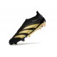 Chaussure adidas Predator Elite Laceless FG Noir Or