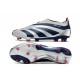 Chaussure Adidas Predator Elite Laceless FG Argent Noir Rouge