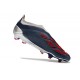 Chaussure Adidas Predator Elite Laceless FG Argent Noir Rouge