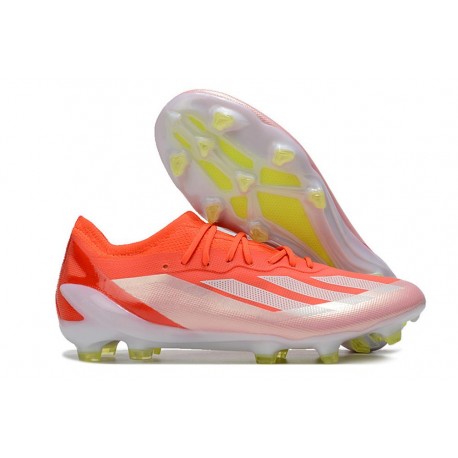 adidas X Crazyfast Messi.1 FG Rouge Solaire Blanc Jaune Solaire Equipe