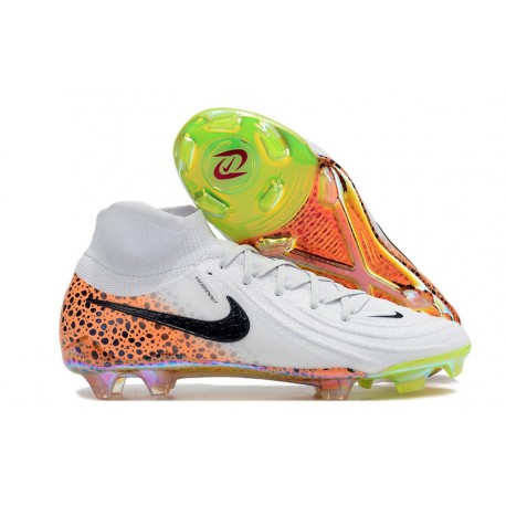 Chaussure Nike Phantom Luna 2 Elite FG Blanc Orange Noir