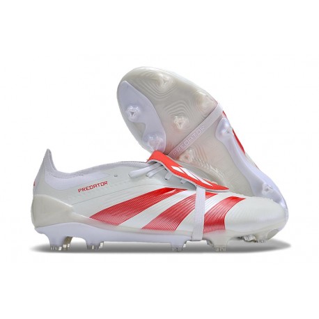 Adidas Predator EliteTongue FG Blanc Rouge