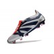 Adidas Predator EliteTongue FG Argent Mét Noir Rouge