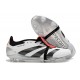 Adidas Predator Elite Tongue FG Blanc Noir Rouge