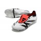 Adidas Predator Elite Tongue FG Blanc Noir Rouge
