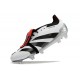 Adidas Predator Elite Tongue FG Blanc Noir Rouge