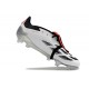 Adidas Predator Elite Tongue FG Blanc Noir Rouge