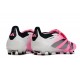 Adidas Predator Elite Tongue FG Rose Blanc Noir