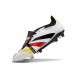 Adidas Predator Elite Tongue FG Blanc Noir Rouge Jaune