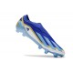 Adidas X Crazyfast Laceless FG Messi Bleu Lucide Eclat de Bleu Blanc