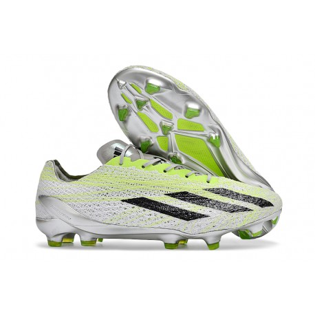 Chaussure Adidas X Crazyfast+ Strung FG Gris Citron Lucide 