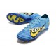 Nike Air Zoom Mercurial Vapor XV Elite FG X Mbappe Bleu Baltique Blanc