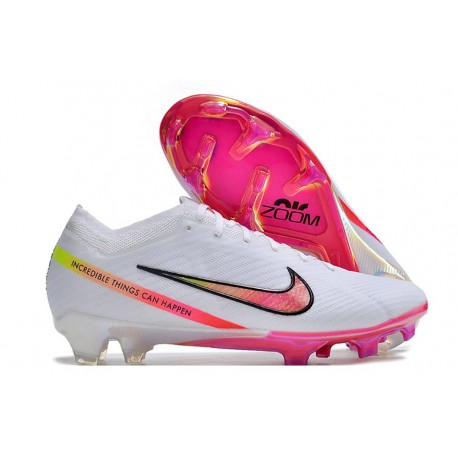 Chaussure Nike Mercurial Vapor 15 Elite FG Blanc Rose