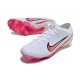 Chaussure Nike Mercurial Vapor 15 Elite FG Blanc Rose