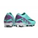 Chaussure Nike Mercurial Vapor 15 Elite FG Cyan Violet Noir