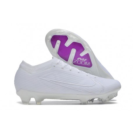 Chaussure Nike Mercurial Vapor 15 Elite FG Blanc Violet