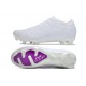 Chaussure Nike Mercurial Vapor 15 Elite FG Blanc Violet