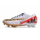 Chaussure Nike Mercurial Vapor 15 Elite FG Blanc Rouge Or
